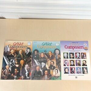 Alfred Music Meet the Great Composers & Stories 3 Book Set 2 NEW Music Ed